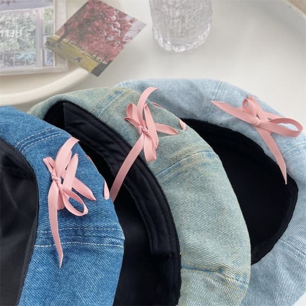 Beret-caps Åttekantede hatter LYSEBLÅ light blue