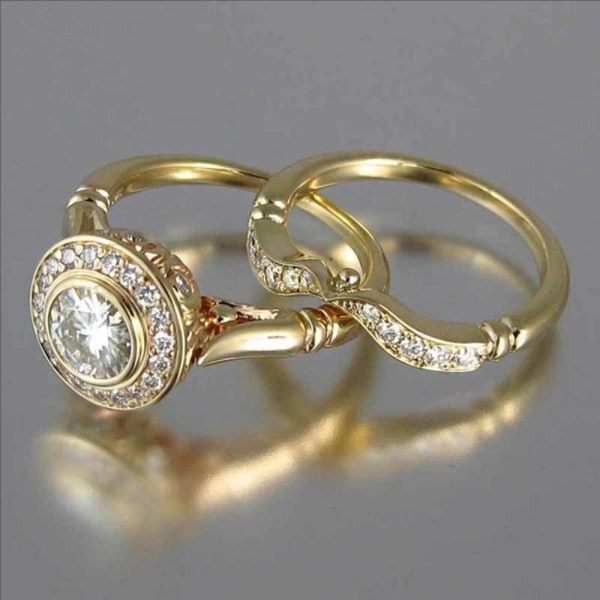 Hel diamantringsats Set ring STORLEK 5 STORLEK 5 size 5