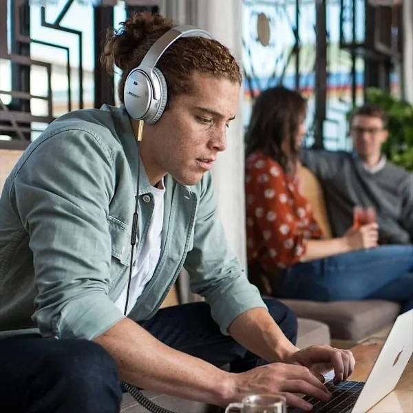 Hovedtelefonkabel Headset forlængerledning UDEN MIKROFOON without microphone