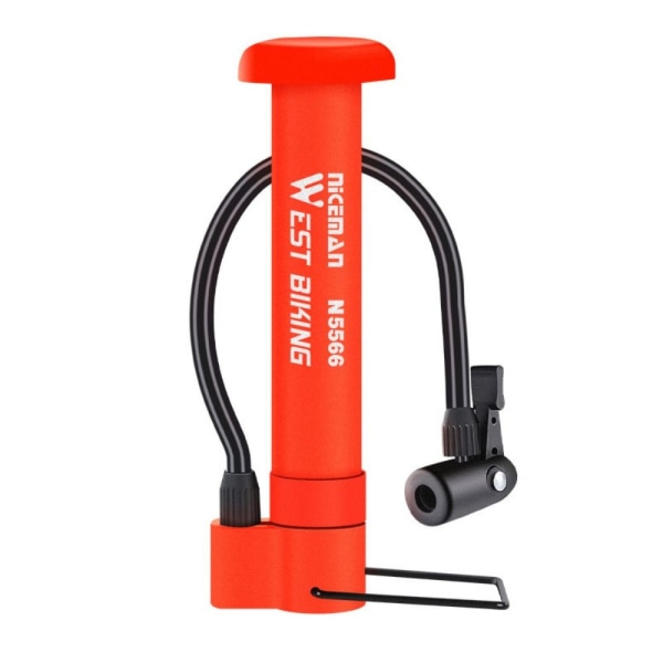 Cykelluftpump Manuell luftpump RÖD red