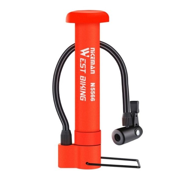 Cykelluftpumpe Manuel luftpumpe RØD red