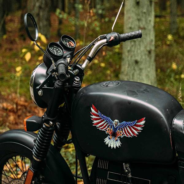 Bald Eagle Car Decals American Flag Pattern Car Decal -tarra