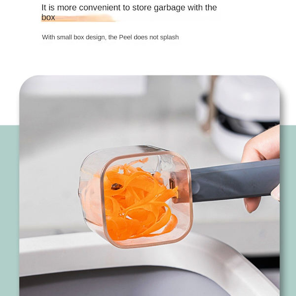 Yksipäinen kuorintakone Perunan kaavin ORANSSI orange