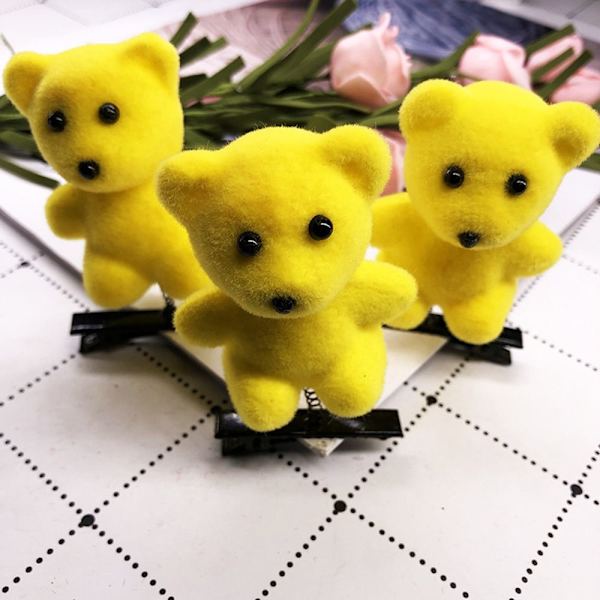 10 stk Little Yellow Duck Plys hårnåle Spring Hårclips 03 03 03