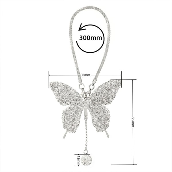 Butterfly Pendel Bilhänge SVART black