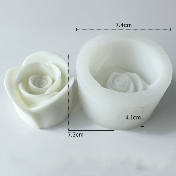Silikonform Ljusform 3 3 3