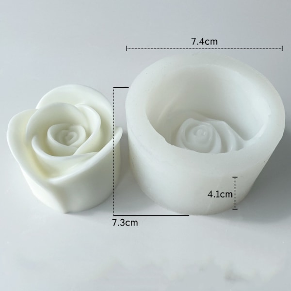 Silikonform Lysform 3 3 3