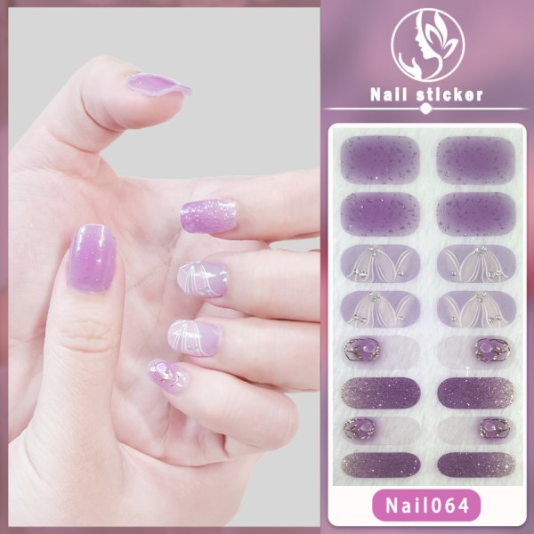 Franske negleklistremerker Nail Art-klistremerke 1 1 1