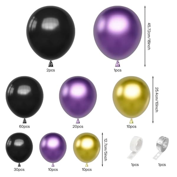 Ballonggirlander Bue-sett Bursdag