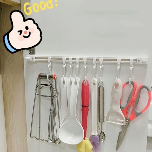 Telaketjukoukut Itsekiinnittyvä kaappikoukku 30cm 30cm