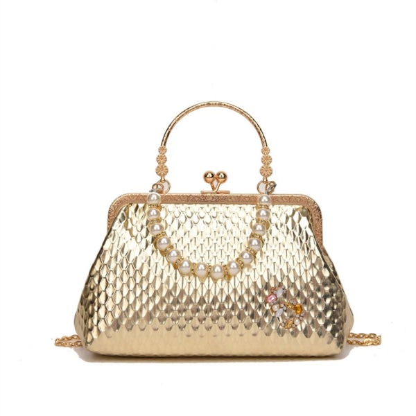 Skuldervesker Evening Clutch GULL gold