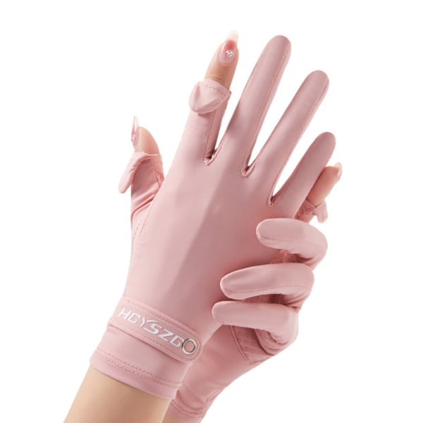 Ice Silk Gloves Anti-UV-handskar PINK M pink M