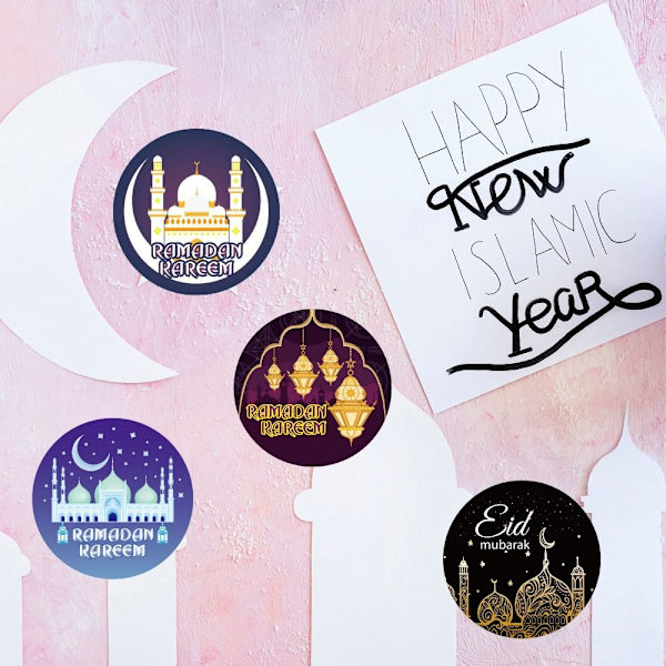 EID Mubarak -paperitarrat lahja-tarrat tarra STYLE 10 STYLE 10