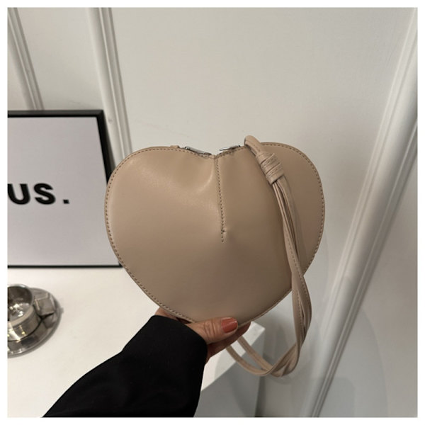 Heart Skuldertaske Håndtaske SORT Black