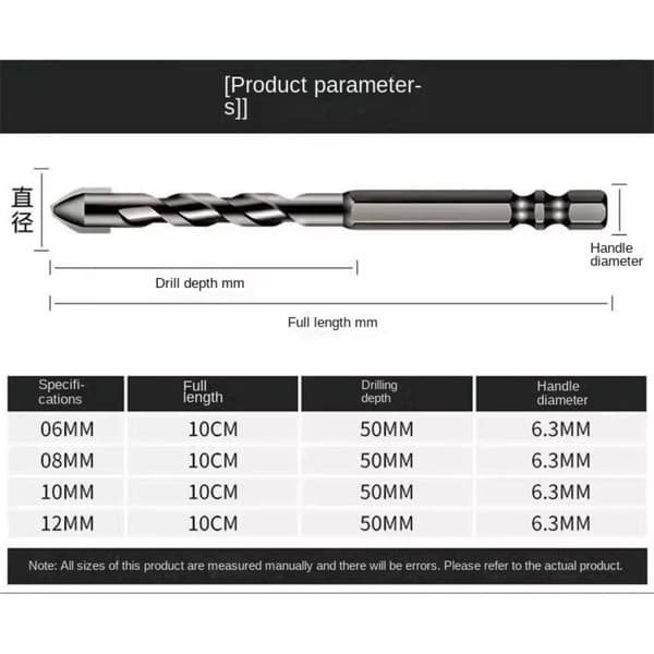 Excentrisk borr Borrset 12MM 12MM