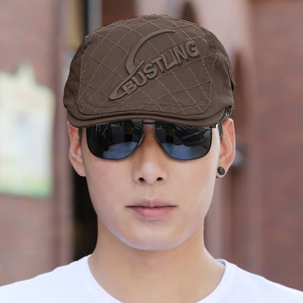 Baret Hat Cabbie Flat Cap NAVY BLUE Navy blue