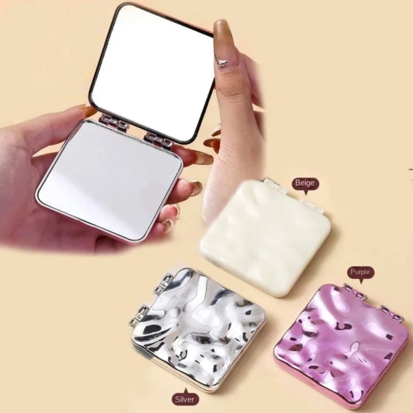 Plating Makeup Mirror Mini Square Meikkipeili BEIGE beige