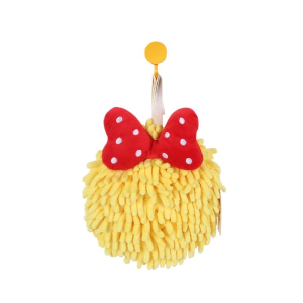 Chenille Håndklæde Børne Lommetørklæder GUL yellow