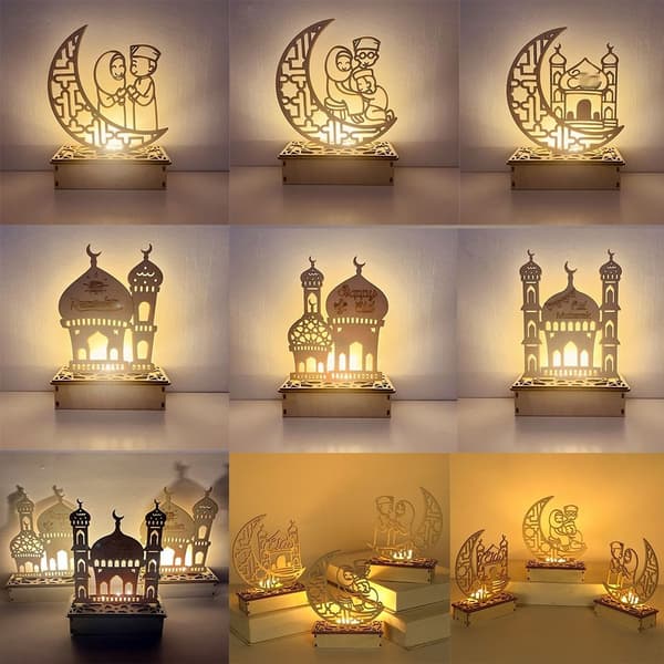 Eid Mubarak Dekorationer Ramadan Dekoration D D