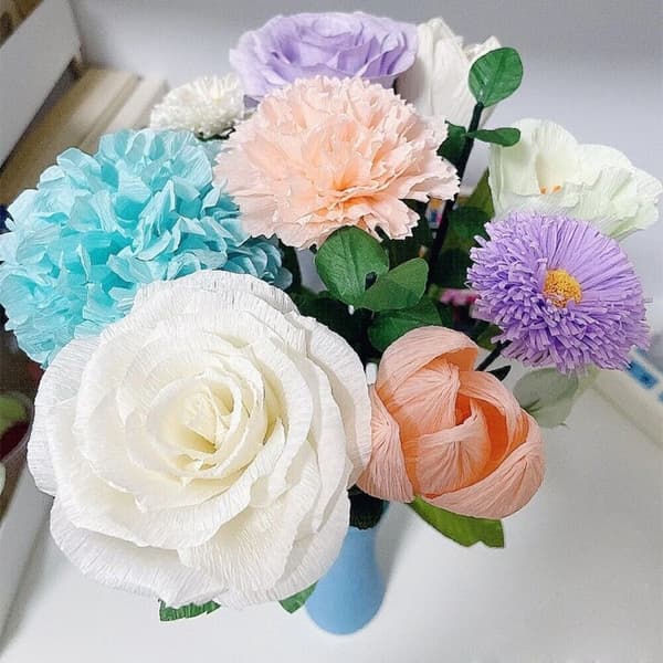 Crêpepapper Blomsterinslagning Bukettpapper 8 8 8