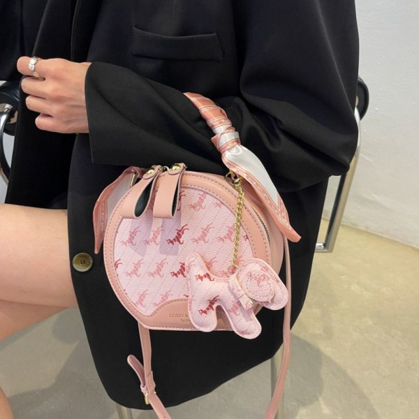 Läderhandväskor Damväska ROSA Pink