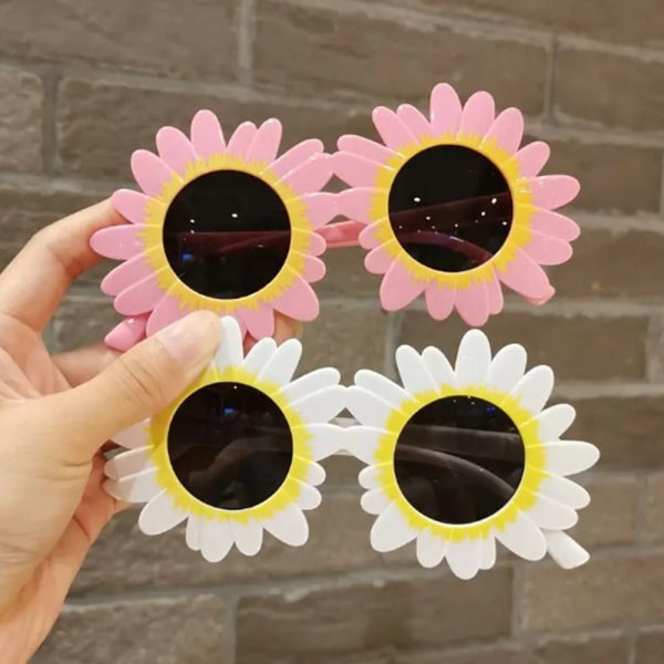 Blomsterbriller Daisy Shades MØRK PINK GRÅ LINSER GRÅ LINSER dark pink Gray lenses-Gray lenses