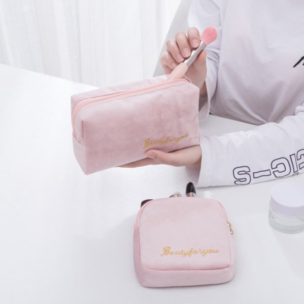 Kosmetikväska Cosmetics Organizer ROSA HANDVÄSKA HANDVÄSKA Pink Handheld bag-Handheld bag
