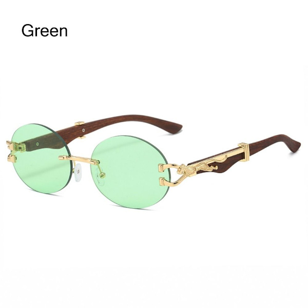 Ovale Damesolbriller Gradient Solbriller GRØN GRØN Green