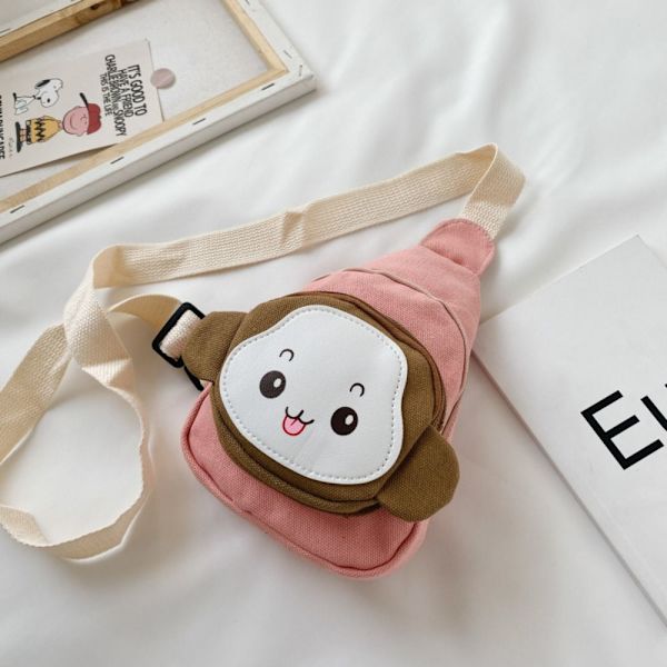 Kids Sling Bag Travel Chest Bag ROSA pink