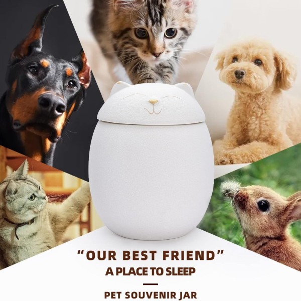 Pet Ask Box Hundeformet Urne Katte Box Ashes Keepsake