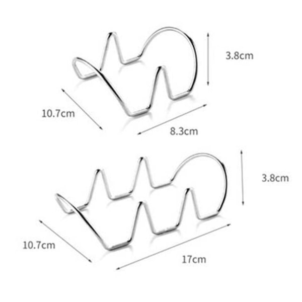 Taco Holder Tortilla Rack 2 GRIDS 2 GRIDS 2 Grids