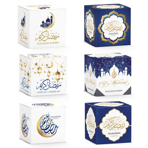 6 stk. EID Mubarak Gaveæske Slikposer STYLE 2 STYLE 2