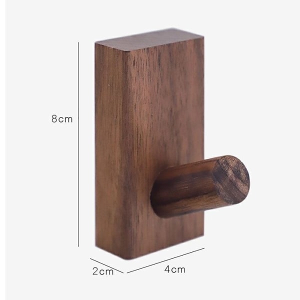 Väggkrok Handdukshängare VALNÖT VALNÖT Walnut