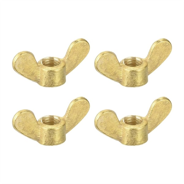 4 kpl messinkisiipimutterit Butterfly Nut M10 M10