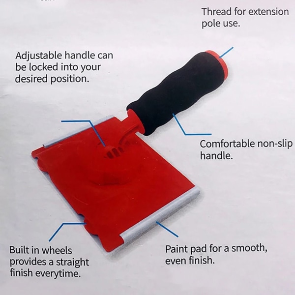 1 st Latex Färgkantborste Väggborste MÅLNINGSKANT TRIMMER paint edge trimmer