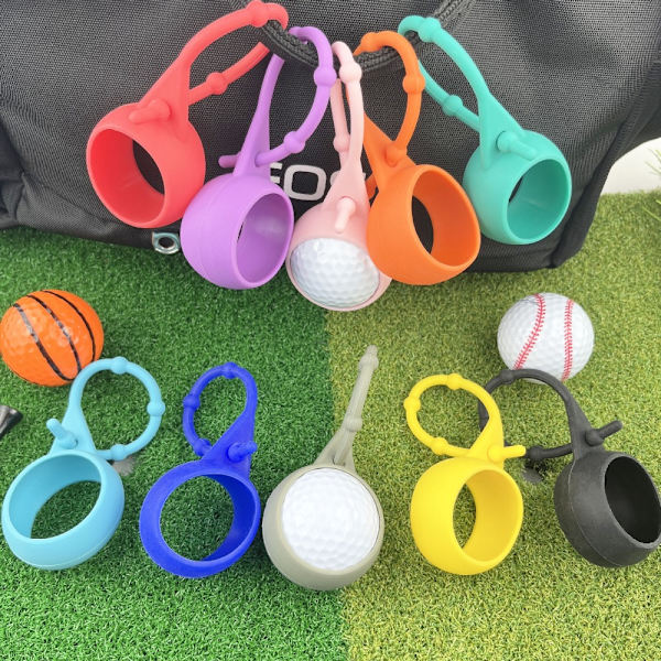 Väska Nyckelring Golfboll Midjehållare GUL Yellow