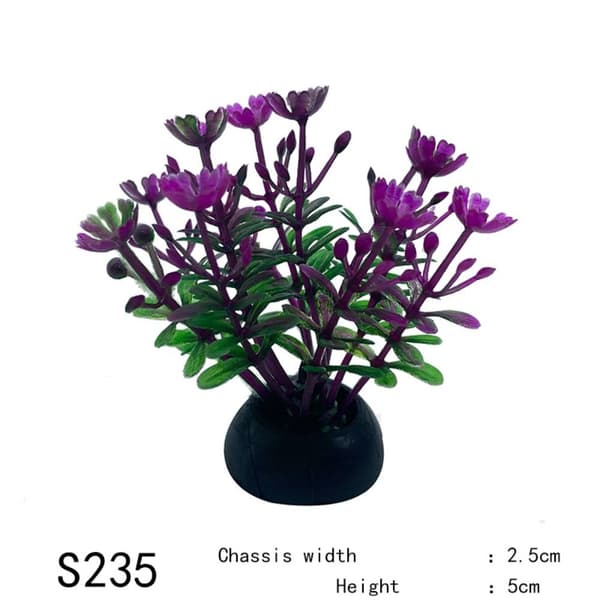 20 stk. Dekorative kunstige planter til akvarium S237