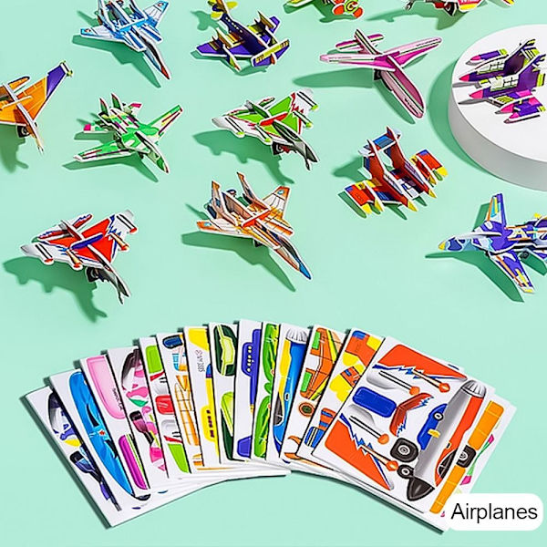 25stk Insekt-puslespillblokker FLYFLY Airplanes