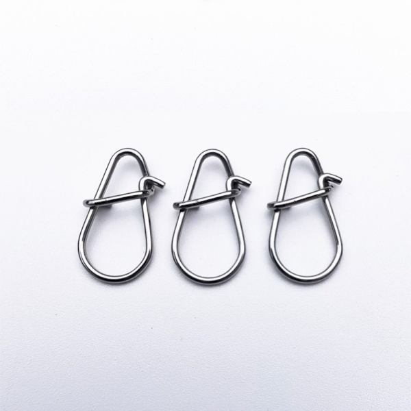 100 STK Fishing Hængende Snap Barrel Swivel 3 3 3