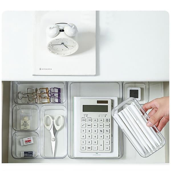 1 st Skrivbordsförvaring Makeup Organizer Box L L L