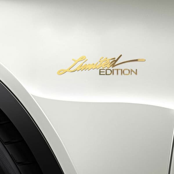 Bildekaler Emblem Märke Dekal SILVER Silver