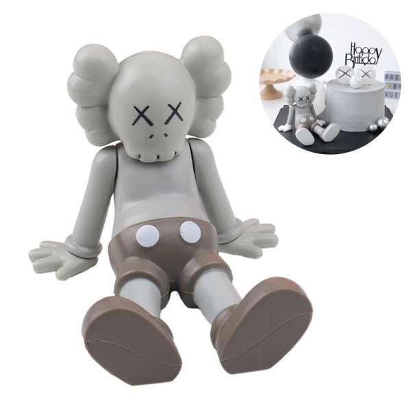 Kaws Kakornament XX Eye Doll Cartoon Bakdekoration