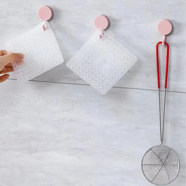 Handgrönsaksborste Diskborste VIT White