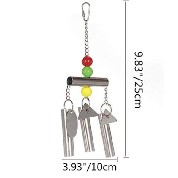 Raskaat lintuhäkkilelut Parrot Bell Toy Lintulelut