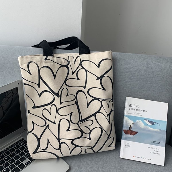 Canvas tygväska Mode axelväska Casual Canvas Bag