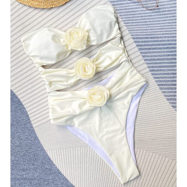 Badetøj Dame Badedragt BEIGE M beige M