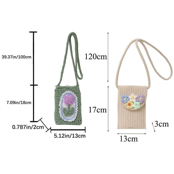 Minitelefonväska Crossbody-väskor BEIGE beige