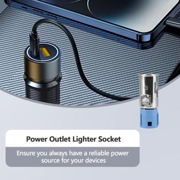 Udskiftning af strømudtag Base Lighter Socket
