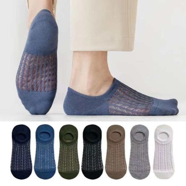 5paria Miesten Sukat Mesh Invisible Socks ARMY GREEN army green