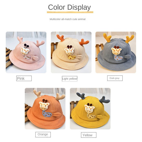 Baby Bucket Hat Børn Solhat GUL yellow